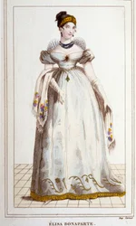エリザ・ボナパルトの肖像（Maria Anna dit Eliza