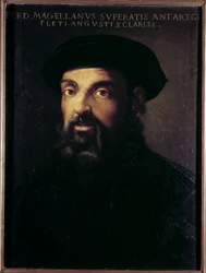 フェルナン・デ・マゼラン（1480-1521）の肖像 ポルトガルの航海者 16世紀の匿名の絵画。セビーリャ、美術博物館