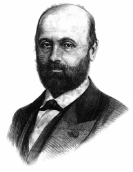 フランソワ・バザン（1816-1878）フランスの作曲家の肖像。