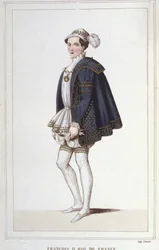 フランス王フランソワ2世（1544～1560年）の肖像 1830年の刻印
