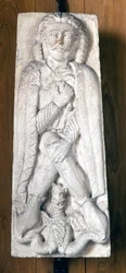 フレデリック・1世・バルベロッサ（ホーエンシュタウフェン家のドイツ・ローマ皇帝）の肖像（Waiblingen