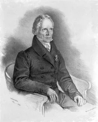 フリードリヒ・モース（1773-1839）の肖像 ドイツの鉱物学者
