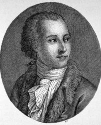 イタリアの哲学者・弁護士、ガエターノ・フィランジェリ（1752～1788）の肖像