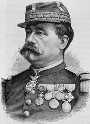 カレ・ド・ベルマール将軍の肖像。H.マルタンの『フランス史』に掲載された19世紀末の版画。