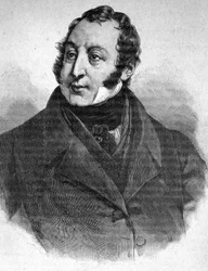 ジョアッキーノ・ロッシーニ（1792-1868）の肖像 - 「The Contemporains」に掲載されたもの、n.d. 19世紀後半。