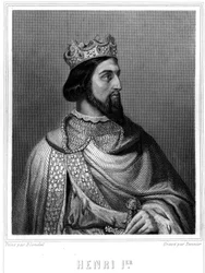 フランス王アンリ1世（1008年頃～1060年頃）の肖像 - ラヴァレの『フランス史』に掲載されている、エングレーヴィング、sd.