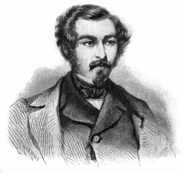 フランスの化学者Henri de Ruolz (1811-1887)の肖像。