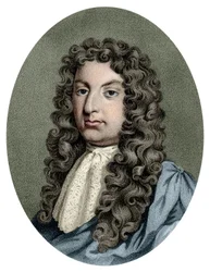イギリスの作曲家、ヘンリー・パーセル（1659-1695）の肖像。