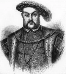 イングランドとアイルランドの王、ヘンリー8世（1491-1547）の肖像。