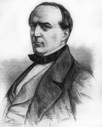 Hippolyte Fortoul (1811-1856)の肖像。海軍大臣兼公共教育大臣。1866年のエングレーヴィング。
