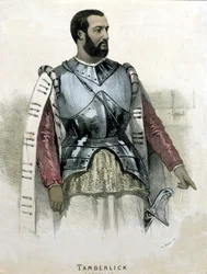 イタリア人テノール歌手エンリコ・タンバーリック（1820〜1869）の肖像（ジョアッキーノ・ロッシーニ作曲『オテロ』より