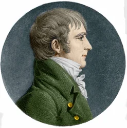 アメリカの政治家、ジェームズ・バーバー（1775-1842）の肖像。