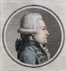 ジャン・グザビエ（Jean Xavier）Office of Pusy（1750年～1806年）の軍事技術者であり、フランスの政治家でもある人物の肖像。