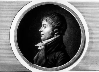 国民会議のアイヌ代表であるジャン・アントワーヌ・ジョセフ・デブリ（De Bry）（1760-1834）の肖像。フランス革命の歴史的絵画全集（全3巻）」に掲載されたエングレーヴィング。1804.