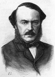 フランスの政治家、ペルシニー公爵ジャン・ジルベール・ヴィクトル・フィアラン（1808-1872）の肖像。