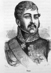 ジャン・ラップ（1772-1821）の肖像。19世紀末、H.Martinの「Histoire de France」に掲載された版画。