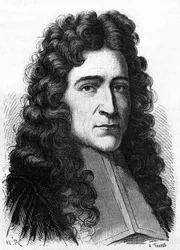 ジェン・ドマの肖像。フランスの法学者。(1625-1696)