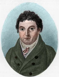 ドイツの哲学者、ヨハン・ゴットリープ・フィヒテ（1762-1814）の肖像