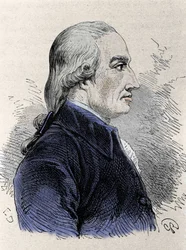 スコットランドの化学者、ジョセフ・ブラック（1728-1799）の肖像。