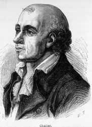 フランスの政治家、ジョセフ・シャリエ（1747-1793）の肖像。