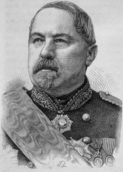 フランスの将軍、ジョセフ・ヴィノワ（1800-1880）の肖像。