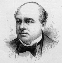 1858年から1888年までコメディ・フランセーズのメンバーであったフランスのコメディアン、レオポルド・バールの肖像。1879年8月16日付「Le Monde Illustré」1168号に掲載されたエングレーヴィング。