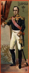 ベルギー王国第1代皇帝レオポルド1世（1790-1865）の肖像。