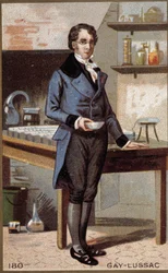 フランスの物理学者・化学者であるルイ・ジョセフ・ゲイ・リュサック（Louis-Joseph Gay Lussac）（1778 - 1850）の肖像。