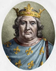 フランス王ルイ6世肥満王（1081 - 1137年）の肖像