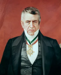 メキシコ大統領ホセ・マヌエル・デ・ラ・ペナ・イ・ペナ（1789～1850年）の肖像 無名の絵画 1847～1848年頃 国立歴史博物館、シャトー・デ・シャプルテペック メキシコ