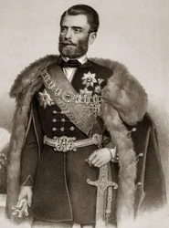 ミシェル3世オブレノヴィッチ1823-1868年セルビア皇太子の肖像 - Mihailo Obrenovic III Prince of Serbia