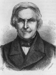 フランスの歴史家・作家であるミシュレ（1798〜1874）の肖像