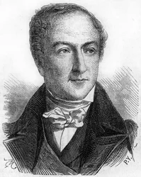 フランスの政治家（1778年～1854年）、ペイロネ（またはペイロネ）の肖像。
