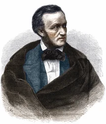 リヒャルト・ワーグナー（1813-1883）の肖像。