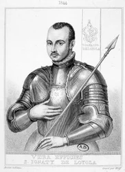 イエズス会の創設者、聖イグナチオ・デ・ロヨラの肖像（1491-1556）