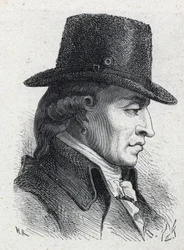 フランス革命の象徴的存在である廷臣スタニスラス・マリー・メイヤール（1763-1794）の肖像。