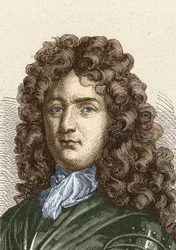 ヴォーバン（1633-1707）の肖像。(Sébastien Le Prestre de Vauban) フランスの元帥、軍事技術者