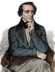 イギリスのオペラ作曲家ジャコモ・メイヤーベア（1791-1864）の肖像 エングレーヴィング