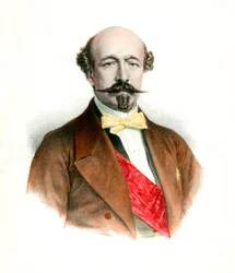 モルニー公爵の肖像（1811-1865）フランスの政治家。