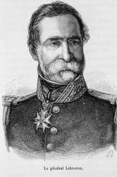 フランスのルブルトン将軍の肖像。