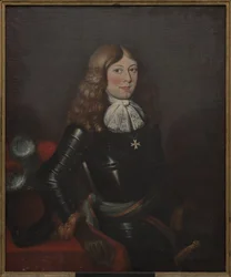 アレクサンドル・ド・クールランド王子 - アレクサンドル・ド・クールランド王子（1658-1686）の肖像、匿名 .キャンバスに油彩、17世紀後半。寸法 : 90x74 cm.ストックホルム国立博物館
