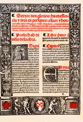 カタルーニャ語でRamon Llull、スペイン語でRaimundo Lulio (Lullo) (Lull)、カタルーニャの哲学者、神学者、詩人 (1235-1315)による「Blanquerna」のプロローグ。