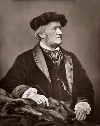 RICHARD WAGNER (1813-1883) ドイツの作曲家。ポートレート写真