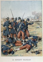 ブランダン軍曹は1842年のアルジェリア征服の際に死亡 - "Histoire de France "にて