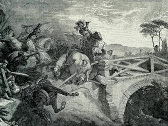 1503年12月29日、第三次イタリア戦争におけるフランスとスペインのガリリャーノ（ガレリャーノ）の戦い。エル・グラン・カピタンと呼ばれたゴンサロ・フェルナンデス・デ・コルドバ（Gonzalo Fernandez De Cordoba