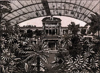 The World Illustrates 168 Views」に掲載されたドイツ・フランクフルトのパームガーデン Undated (19世紀後半)