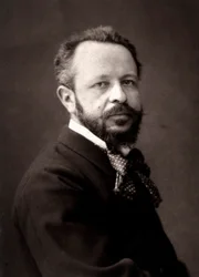 1881年のパリサロンで撮影したアーティストJames-Alexandra Walker