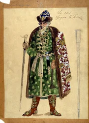 アレクサンダー・ボロディン（1833〜1887）のオペラ「イーゴリ公」の王様のキャラクター。