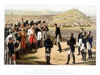 パリの降伏パリのロシア軍