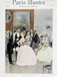 Un bal - "Paris illustré "にて